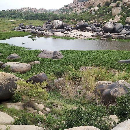 Riverside Homestay Hampi Eksteriør bilde