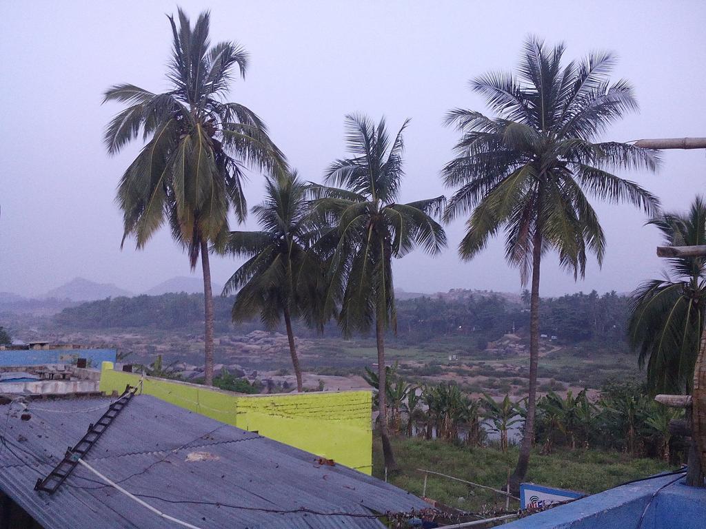 Riverside Homestay Hampi Eksteriør bilde
